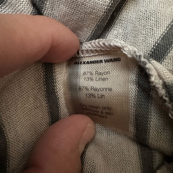 Alexander Wang Shirt Womens Small Tank Top
Stretch Nautical Stripe Sheer - Picture 5 of 5